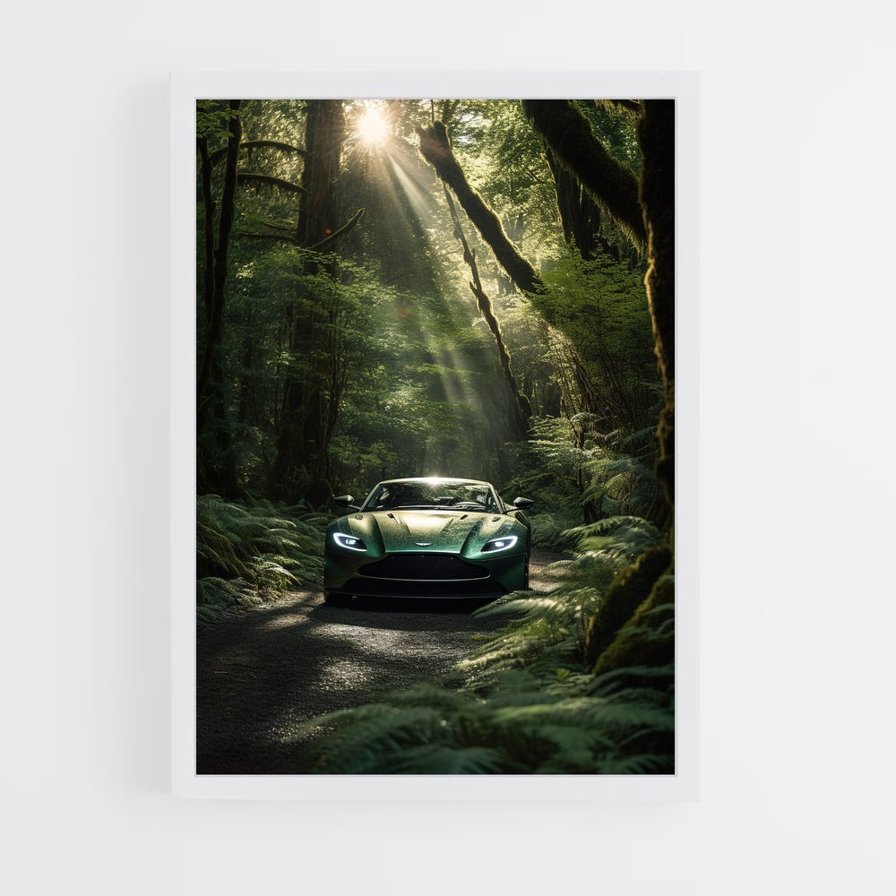 Poster Aston martin luxueuse (vue 3)